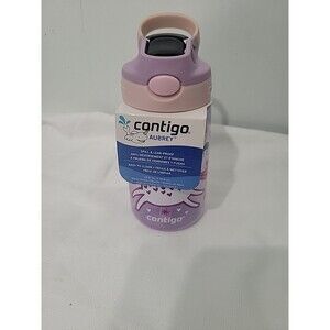 Contigo Kids Audrey Unicorn AutoSpout Straw Water Bottle with Easy-Clean 14 Oz